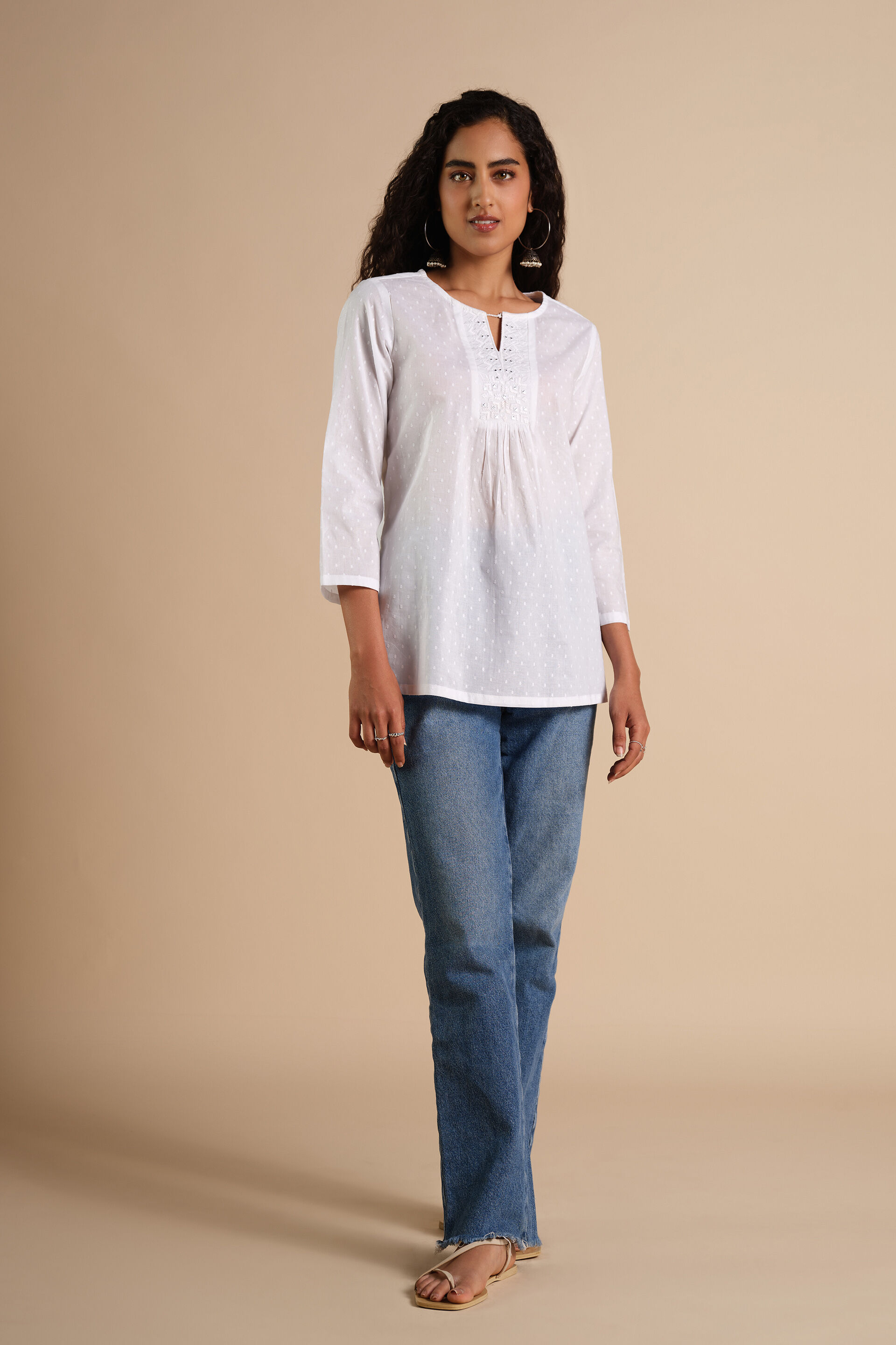 Summer Sukoon Top, White, image 4